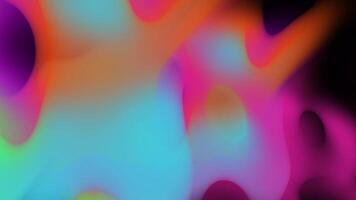 Abstract background smooth motion blur gradient looped multicolor video