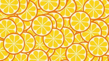 Tightly packed pattern of orange slices creating a vibrant mosaic effect, symbolizing citrus energy and visual zest video