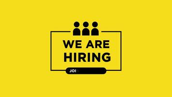 animation we are hiring message.animated Business hiring for job worker video
