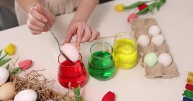 Enjoy the Fun of Easter Egg Decorating Using a Wide Range of Vibrant Colors and More video