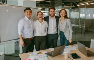 Effective and Diverse Team Collaboration is Essential in a Modern Office Environment Today photo