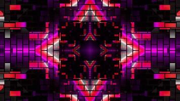 Colorful VJ Loop animation of bright dynamic pattern video