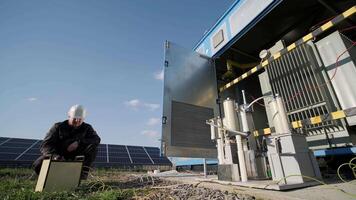 Execution of electrical measuring works on the power transformer 22 video