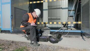 Execution of electrical measuring works on the power transformer 2 video