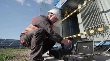 Execution of electrical measuring works on the power transformer 13 video