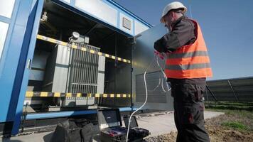 Execution of electrical measuring works on the power transformer 11 video