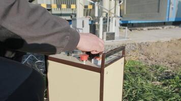 Execution of electrical measuring works on the power transformer 29 video