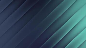 Diagonal teal and blue lines gradient background Suitable for modern designs digital presentations web banners or techthemed projects video