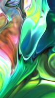 Vertical Infinite Color Loops And Explosions Hypnotizing in Colorful Paint Spreads. video