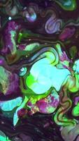 Abstract Vertical Dance and Spread of Colorful Ink Paints Background. video