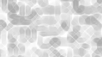 Geometric crystal pattern in white and grey tones with soft glowing light effects Perfect for modern event designs luxury backgrounds or minimalist creative project video