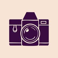 Modern Minimal Camera Symbol for Digital Use vector