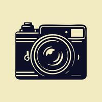 Minimal Camera Design for Photography Concepts vector