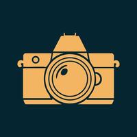 Hand Drawn Camera in Minimalist Style vector