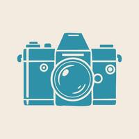 Flat Style Minimal Camera Drawing vector
