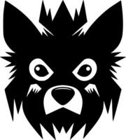 Premium Minimalist Dog Logo Design - Flat Illustration for T-Shirts, Mugs, and More - Perfect for Pet Lovers and Dog Enthusiasts vector