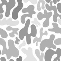 monochrome abstract spotted seamless pattern vector