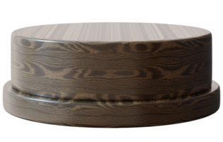 This podium serves as an effective display platform for products, featuring a sleek, modern design that highlights featured items. Isolated on transparent background png