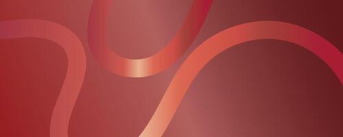 warm red and orange abstract wavy lines on dark burgundy background, glowing fluid curves with smooth motion for vibrant modern digital design concepts vector