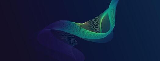 Warm golden abstract background with flowing circular wave motion, elegant smooth light pattern, modern digital composition for creative and business use vector