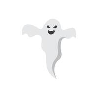 Ghost with a mischievous smile vector