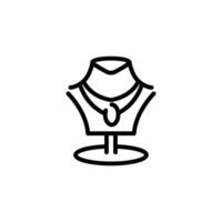 jewelry outline icon design good for web or mobile app vector