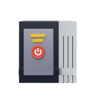 Ups Power 3D Icon. Computer Hardware Part png