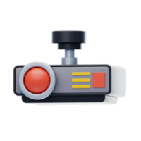 Projector 3D Icon. Modern digital projector for displaying presentations and videos png