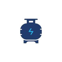 gas cylinder colored icon design good for web or mobile app vector