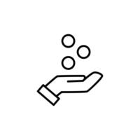salary outline icon design good for web or mobile app vector