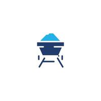 coal energy colored icon design good for web or mobile app vector
