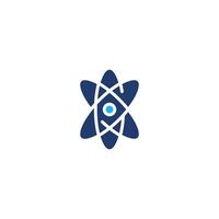 atom molecule colored icon design good for web or mobile app vector