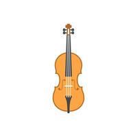 Clean Fiddle Instrument Icon vector