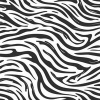 Seamless pattern Zebra skin combined with spilled ink effect vector