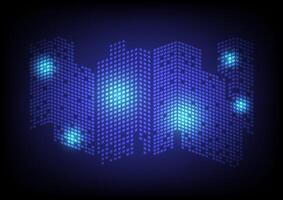 Abstract background with futuristic building cityscape vector