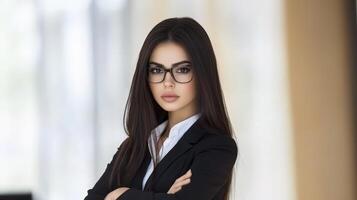 Confident Young Professional In Business Attire photo
