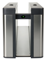 Modern security gate with a sleek and stylish design on a transparent background png