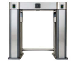 An advanced security gate for controlled access on a transparent background png