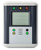 Control panel featuring indicator lights for easy monitoring on a transparent background png