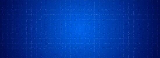 Blue glowing grid background. Dotted square tech network backdrop. Abstract dot checkered dashboard pattern for science, technology, business, healthcare, medicine design template. vector
