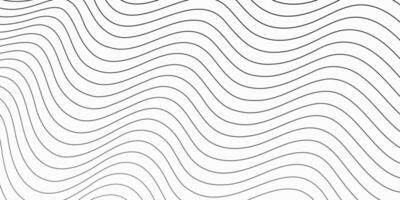 Wavy lines background. Simple black and white motion line art backdrop design. Dynamic abstract background with lines vector