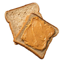 Peanut butter sandwich isolated png