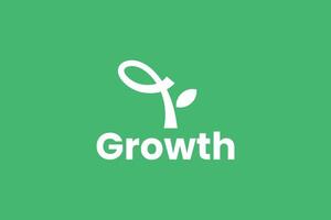 An inspiring logo with a growing seed concept, conveying a message of hope, progress, and a sustainable process. Can be used for personal brands or social communities. vector