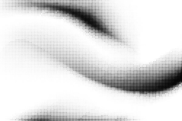 Abstract Black and White Halftone Wave Background with Smooth Gradient Texture. Dynamic flowing lines and dotted patterns with modern minimalist aesthetic. Ideal for posters, web, flyers, branding