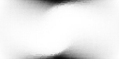 Abstract Simple Black and White Halftone Wave Background with Smooth Gradient Texture. Dynamic flowing lines and dotted patterns with modern minimalist aesthetic. Ideal for posters, web, flyers vector