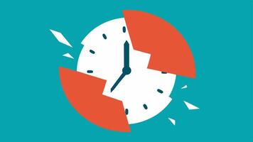 Broken Clock An image of a clock with its hands stuck symbolizing the feeling that time stands still when ped in loneliness magnifying the emotional toll.. vector