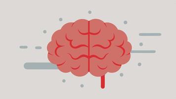 Decaying Brain A brain illustration with some areas fading or decaying representing the potential for cognitive decline caused by longterm stress.. vector