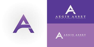The bold emblem featuring the initials AA is designed to convey strength, stability, and strategic growth for a finance and investment firm. The stylized A with its clean geometric lines vector