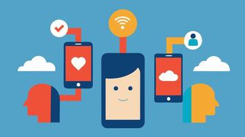 These s could effectively convey the theme of the increasing reliance on mobile apps for mental health support and therapy.. vector