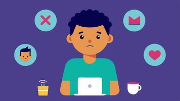 These s would convey the essential message about the potential negative impacts of excessive screen time on childrens social skills and development in a clear and. vector